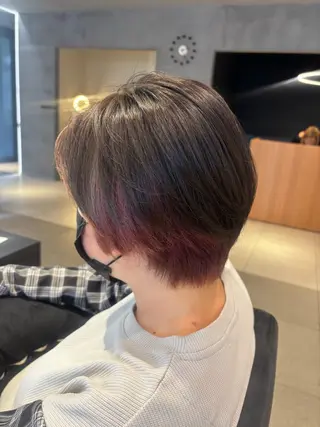 ショート KAREN(ému) 伏見/カットモデルのヘアスタイル
