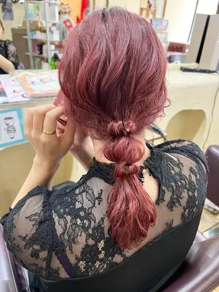 ミディアム カラー ヘアアレンジ 「sumi」 AMIのヘアスタイル
