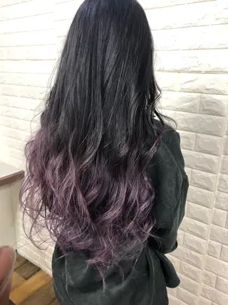 ロング カラー famille ファミーユのヘアスタイル