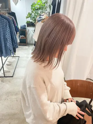 ミディアム カラー Takuma Suzuki中目黒のヘアスタイル