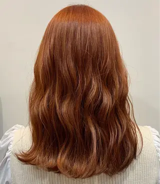 セミロング カラー ヘアアレンジ REONA🪽✨薬院 レイヤーカット🫧のヘアスタイル