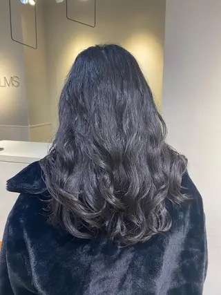 ミディアム パーマ メンズ清潔感のプロ 💈メンズパーマ藤田のヘアスタイル