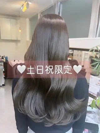 ロング 美髪矯正/シークレッ トハイライト🤍りさのヘアスタイル