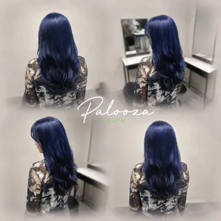 ロング カラー sakina ໒꒱のヘアスタイル