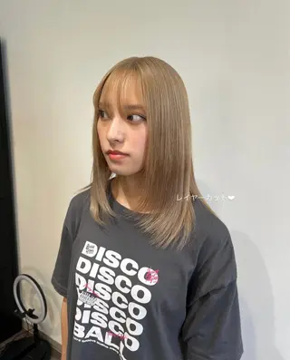 セミロング 💟 𝐚𝐲𝐚のヘアスタイル