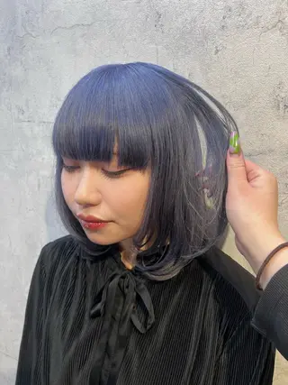 ミディアム ⚡️ エマ🥑のヘアスタイル