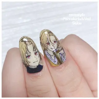 ミディアム ネイル 🐾enen style 🐾のネイルデザイン