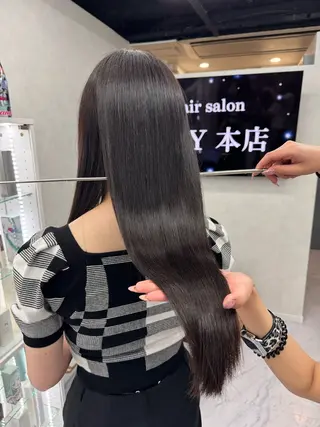ロング ブリーチ/エクステ モデル募集中🖤のヘアスタイル