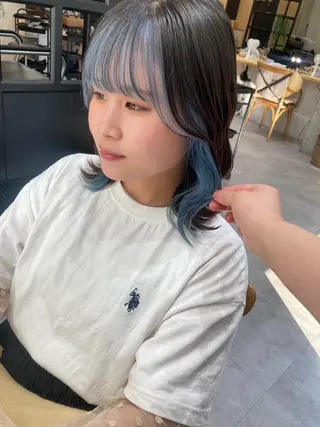 ショート ✨色持ちの良い艶 カラー✨蟹江真世のヘアスタイル