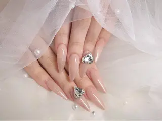 ネイル ワンホン韓国ちゅるん ネイル✨🎀AMIのネイルデザイン