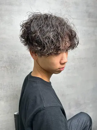 パーマ メンズ 静岡 / 毛流れ特化 /下居真大のヘアスタイル