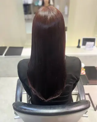 ロング カラー 中川 奈々実のヘアスタイル