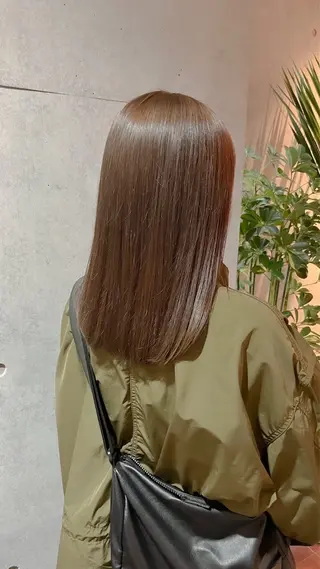 ミディアム カラー 吉祥寺|くすみ× 透明感|kazutoのヘアスタイル