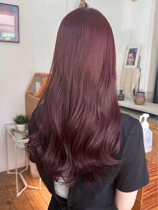 ロング カラー 暖色カラー⭐︎ fuminaのヘアスタイル