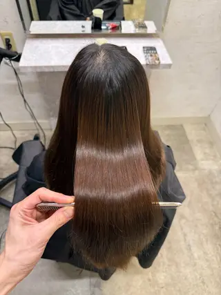 ロング ⭐️縮毛矯正特化 小松邦彦⭐️のヘアスタイル