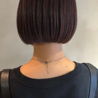 ミディアム カラー yajima Moemiのヘアスタイル
