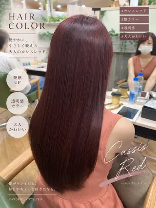 ロング カラー 🔹Kplus🔹 遠山のヘアスタイル