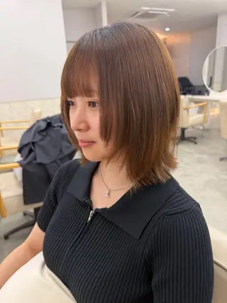 ミディアム sand chiharuのヘアスタイル