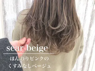 ミディアム カラー 横浜ブリーチムラ直し ハイトーン/ブリーチのヘアスタイル