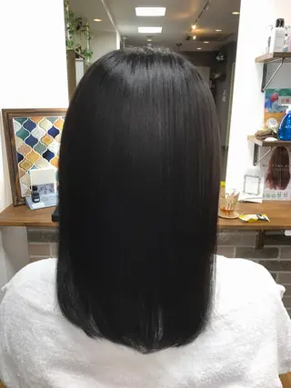 カラー あべ 💆♀️🫧のヘアスタイル