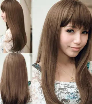 ロング カラー パーマ ヘアアレンジ 大阪レミーエクステ チビ編み込みのヘアスタイル