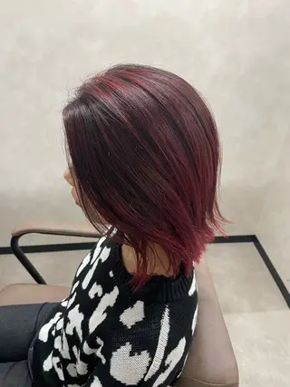 ミディアム カラー 🥥ニシダテ アイラ🥥のヘアスタイル
