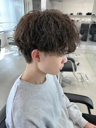 ショート パーマ メンズ 本日空あり 枚方徒歩1分HYPEのヘアスタイル