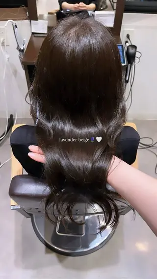 ロング カラー 柚実/グレージュ/ 愛されナチュラル♥️のヘアスタイル
