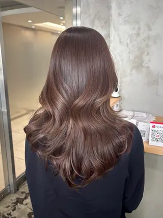 ロング 古賀/レイヤーボブ /ハッシュカットのヘアスタイル