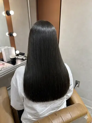 ロング カラー ✨縮毛矯正/透明感 カラー/芦川優磨のヘアスタイル