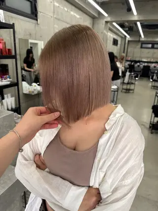 カラー Asami/名古屋/ ハイトーン/デザインのヘアスタイル
