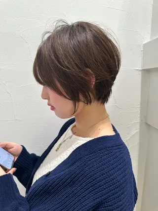 ショート 縮毛矯正/レイヤー taiga🧡のヘアスタイル