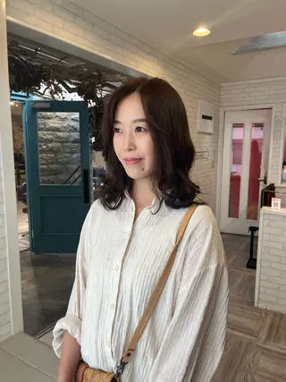 カラー 阿部 うららのヘアスタイル