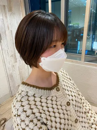 ショート 顔周り/くびれヘア 韓国ヘア💕風間るなのヘアスタイル