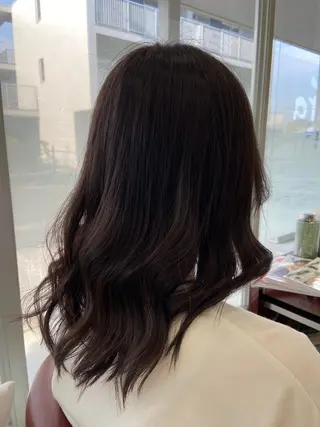 セミロング カラー 🫧sara荒井店 樹🫧のヘアスタイル