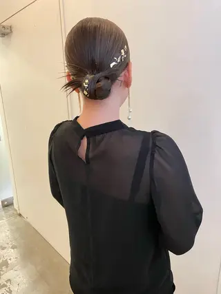 ミディアム ヘアアレンジ 谷川 未来のヘアスタイル
