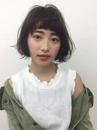 ショート ✂️小顔カット✂️ 山本有紀のヘアスタイル