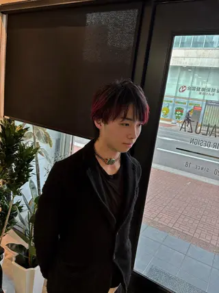 カラー メンズ みやもと こゆきのヘアスタイル