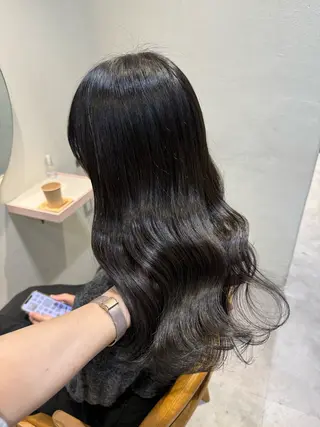 セミロング カラー ayaka♡ 柔らかカラーのヘアスタイル
