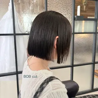 ミディアム カラー ボブ/暖色カラー /アカネ🥨のヘアスタイル