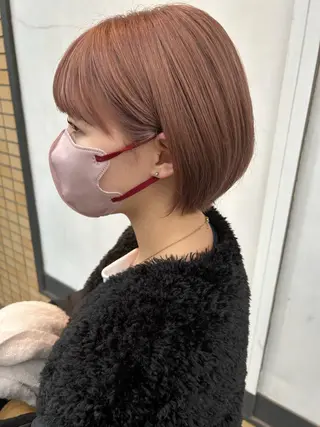 ショート 米元 春奈のヘアスタイル