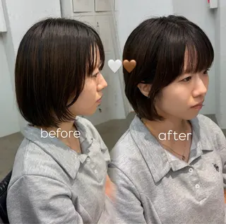 ショート かすみ/名駅徒歩5分 /メンズカットのヘアスタイル