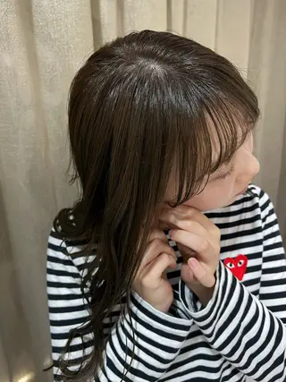 セミロング 宇野愛華∕ パーマスタイルのヘアスタイル