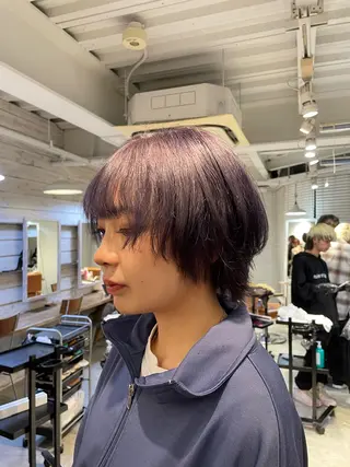 ショート 絶対綺麗な暖色カラー 🎯あります✨増渕✨のヘアスタイル