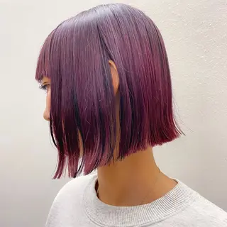ショート カラー 似合わせレイヤー/ ケアパーマ/高倉のヘアスタイル