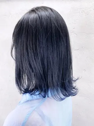 ミディアム カラー パーマ ヘアアレンジ ITbyALBUM 松戸のヘアスタイル