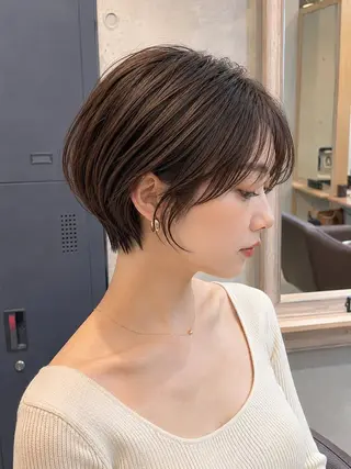 ショート 山口 瑞穂のヘアスタイル