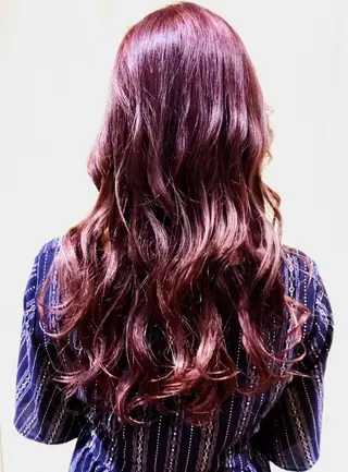 ロング カラー over two 藤が丘のヘアスタイル