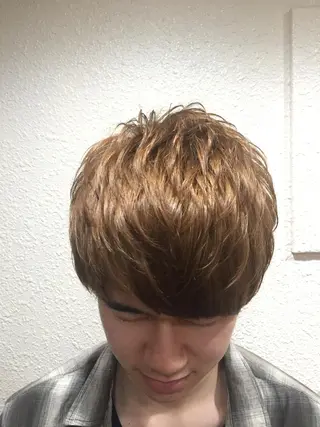 ショート カラー パーマ ヘアアレンジ メンズ キッズ ネイル マツエク・マツパ 新宿/髪質改善/ 美髪矯正✨浅江通友のヘアスタイル