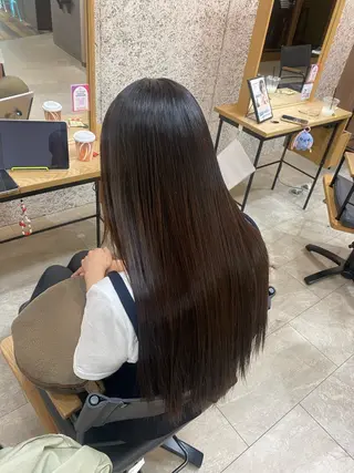 ロング 佐藤 森夏のヘアスタイル